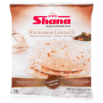 Shana Wholemeal Chapatti 10 Wholewheat Chapatti 400 g