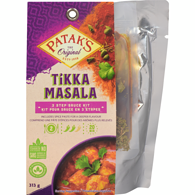 Pataks Tikka Masala Cooking Sauce Kit 3 Step 313 g