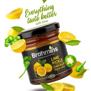 Brahmins Lime Pickle (Red) 200g