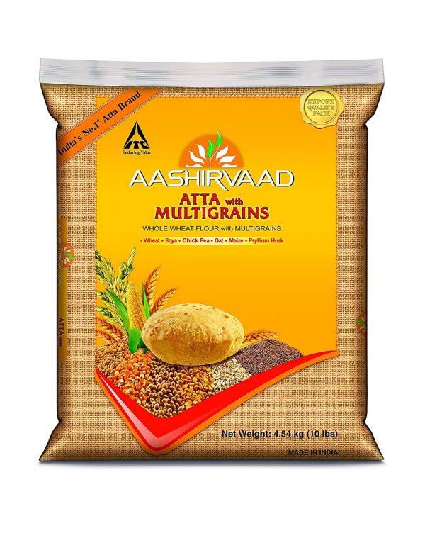 Aashirvaad Atta with Multigrains 10lb