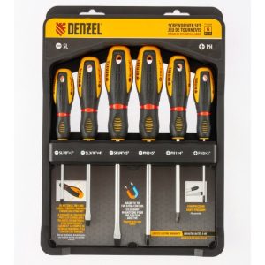 Denzel Screwdriver set, CrV, 6-pieces