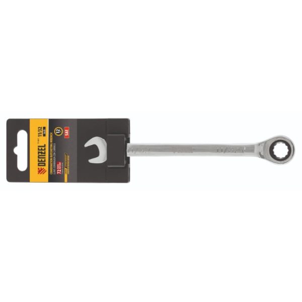 Denzel Ratcheting combination wrench, 11/32-Inch