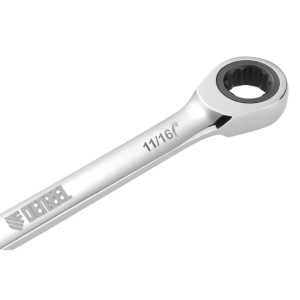 Denzel Ratcheting combination wrench, 11/16-Inch