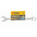 Denzel Combination wrench, polished chrome, 11 mm