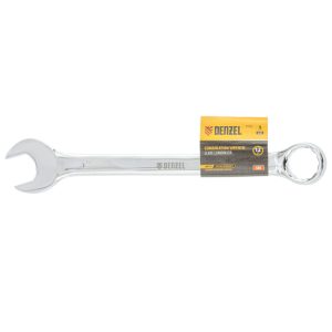 Denzel Combination wrench, polished chrome, 1 Inch