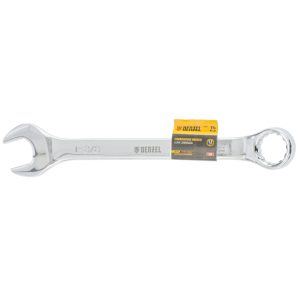 Denzel Combination wrench, polished chrome, 1-3 / 8 Inch