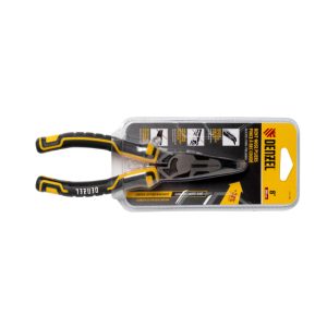 Denzel Bent-nose pliers, high leverage, 8-inch