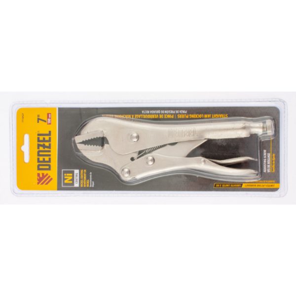 Denzel Straight jaw locking pliers, 7-Inch