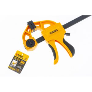 Denzel Trigger clamp, 12"x 2 3/4", plastic body, with fixator