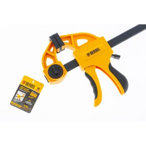Denzel Trigger clamp, 18"x 2 3/4", plastic body, with fixator