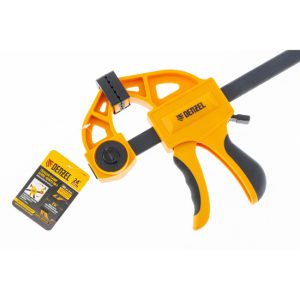 Denzel Trigger clamp, 24"x 2 3/4", plastic body, with fixator