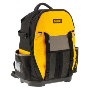 Denzel Tool backpack, 77 pockets, plastic bottom