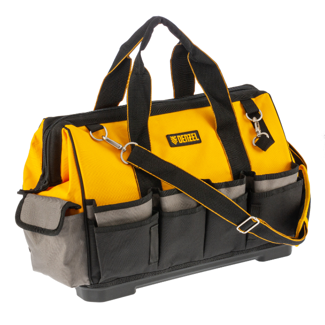 Denzel Tool bag, 42 pockets, plastic bottom