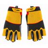 Denzel fingerless all purpose work and workout gloves, L-size