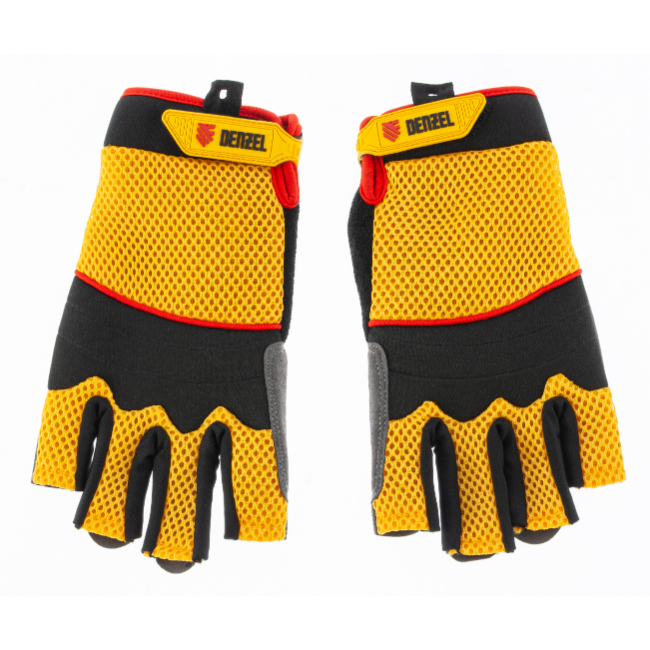 Denzel fingerless all purpose work and workout gloves, XL-size