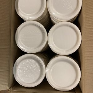 Eco-friendly Snacks Plates (6" Round) - Bulk Pack (1500pcs)